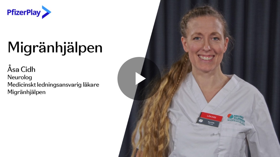 Inspelat webbinar med Åsa Cidh, Migränhjälpen